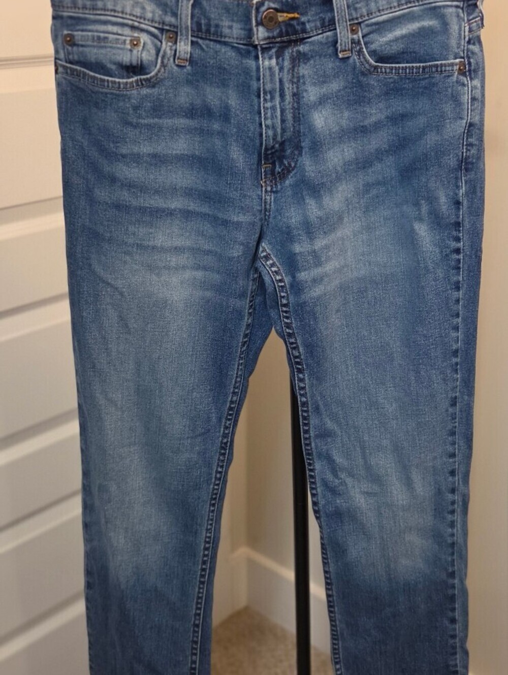 Men's Hollister Slim Straight Jeans W30 L34 Blue Denim